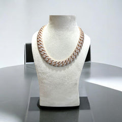 18mm Mosaic Diamond Cuban Chain