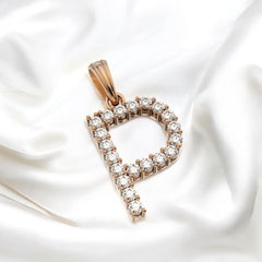 Letter P Pendant (0.8")