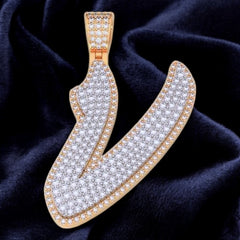 Letter V Pendant (2")