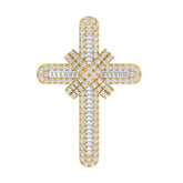 Baguette Cross Pendant (1.1")