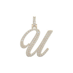 Letter U Pendant (1")