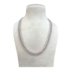 12.5mm Diamond Cuban Chain