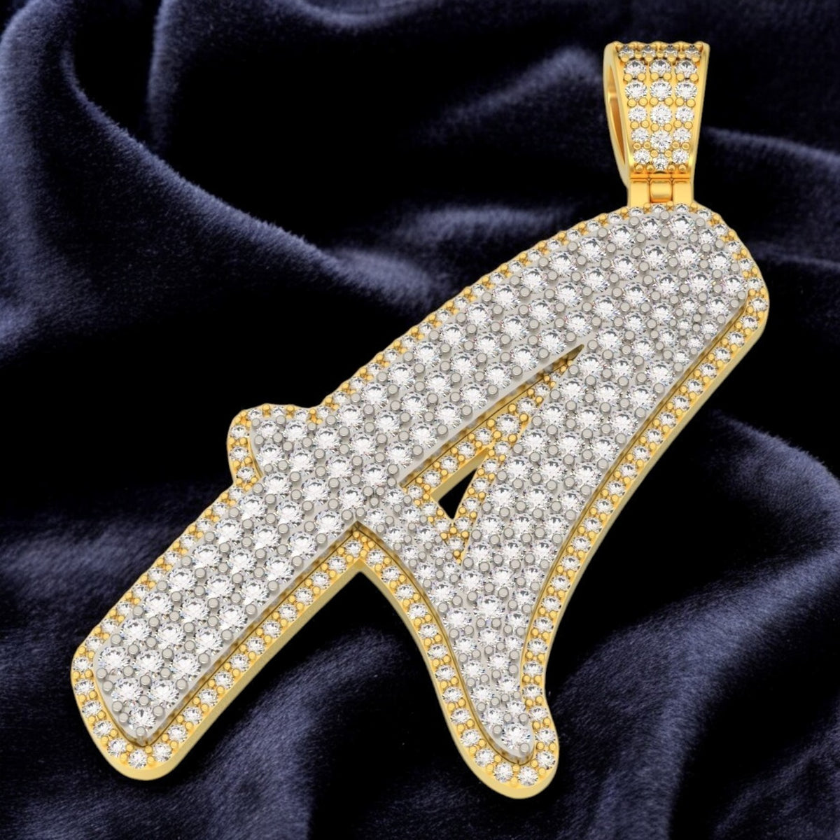 Letter A Pendant (2")