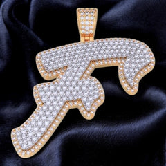 Letter F Pendant (2")