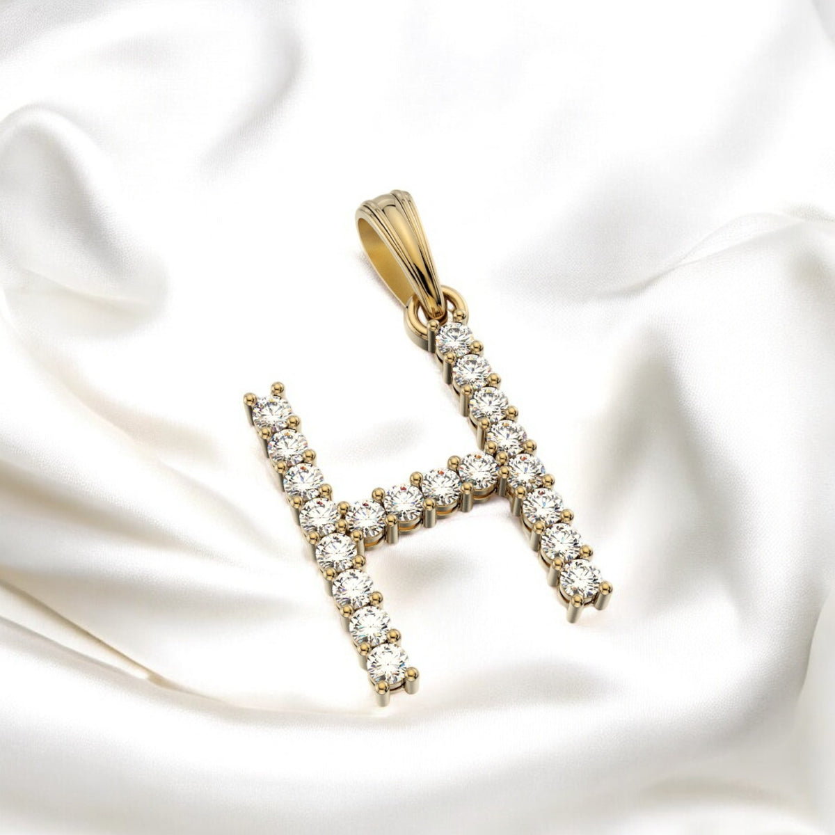 Letter H Pendant (0.8")