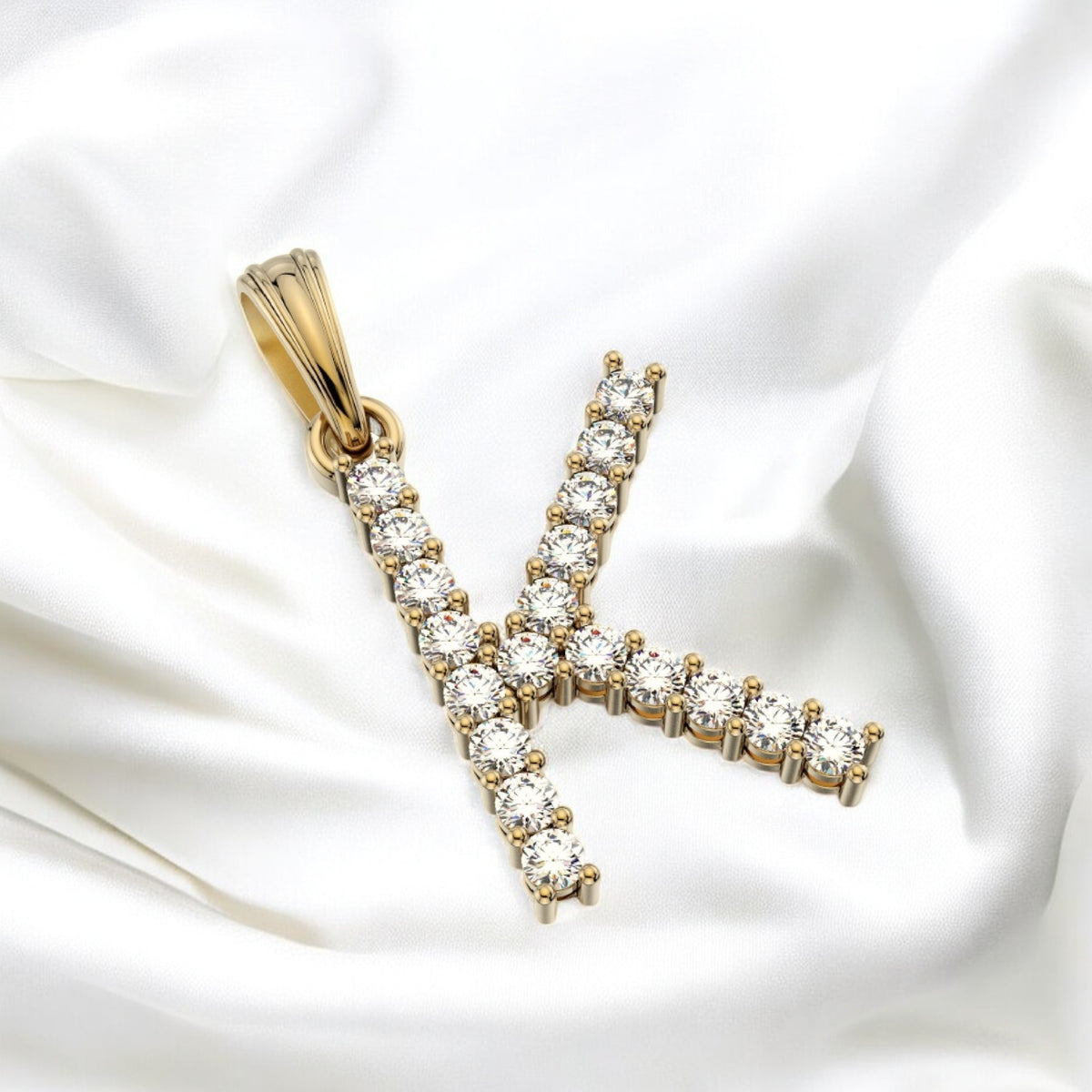 Letter K Pendant (0.8")