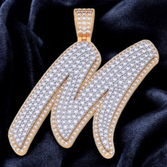 Letter M Pendant (2")