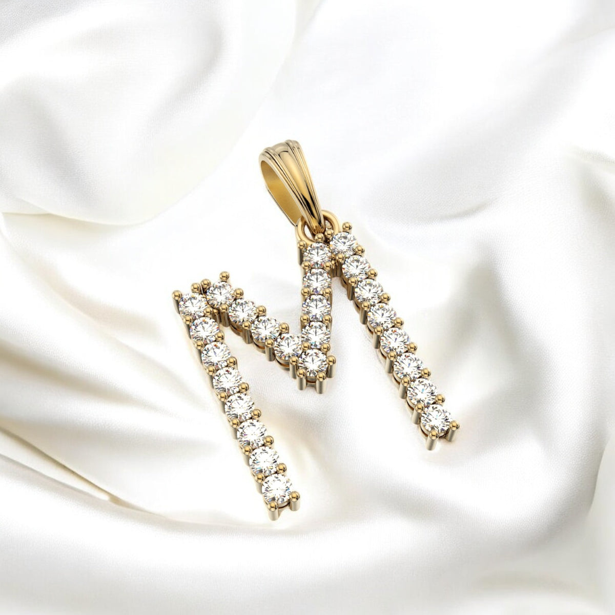 Letter M Pendant (0.8")