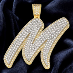 Letter M Pendant (2")