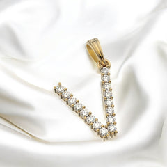 Letter V Pendant (0.8")