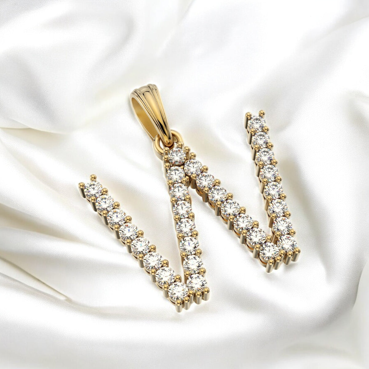 Letter W Pendant (0.8")