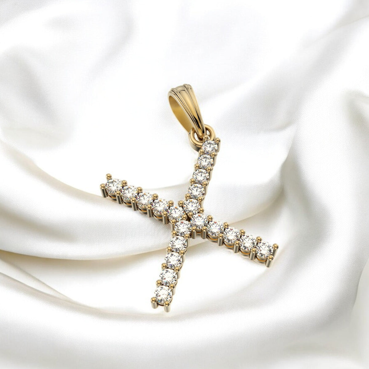 Letter X Pendant (0.8")