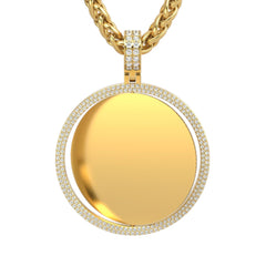 Circle Rotating Picture Pendant 1.0" - 2.0"