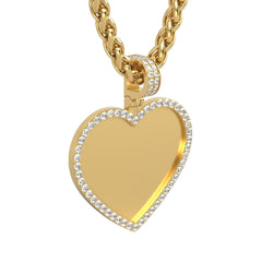 Heart Picture Pendant 1.0" - 2.0"