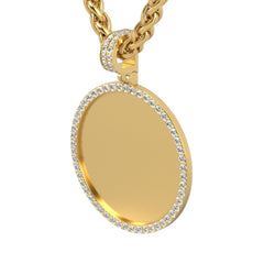 Circle Picture Pendant 1.0" - 2.0"