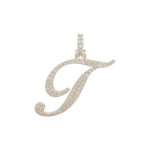 Letter T Pendant (1")