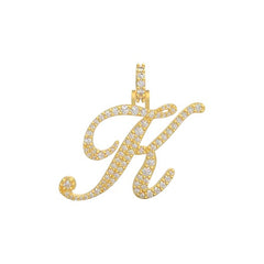 Letter K Pendant (1")