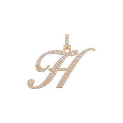 Letter H Pendant (1")