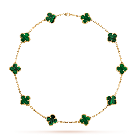 Alhambra Necklace - Malachite Xclusive Diamonds 