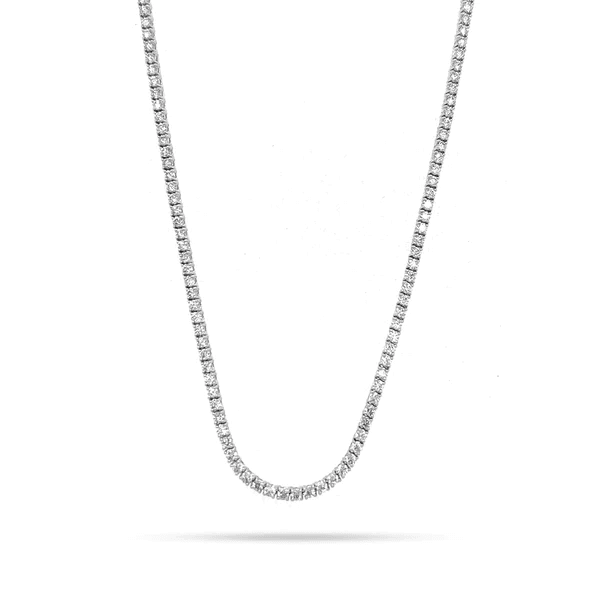 8.00ct Classic Diamond Tennis Necklace Xclusive Diamonds 