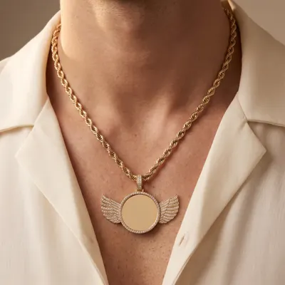Egerton Winged Picture Pendant