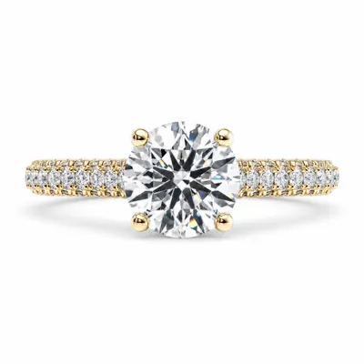 Threadneedle Diamond Ring (Round)