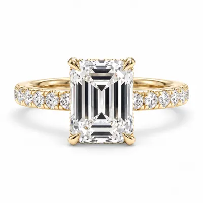The Genevieve Diamond Ring (Emerald)