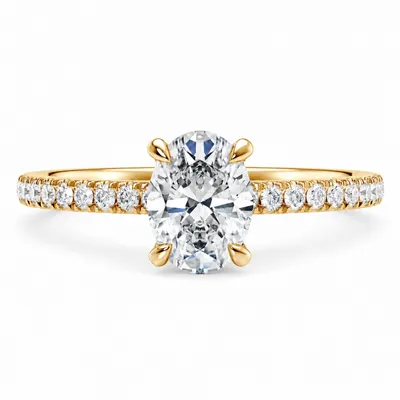 Audley Diamond Ring (Oval)