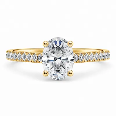 Brompton Diamond Ring (Oval)