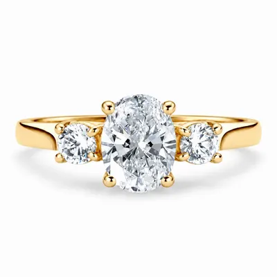 Lombard Diamond Ring (Oval)