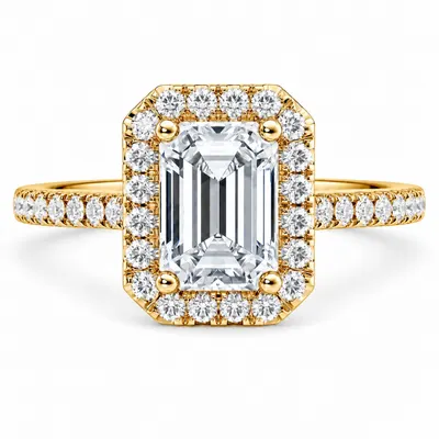 Chancery Diamond Ring (Emerald)
