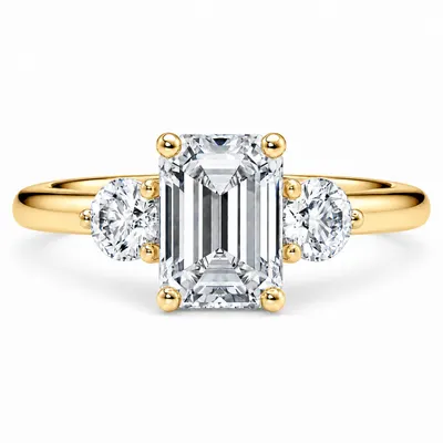 Putney Diamond Ring (Emerald)