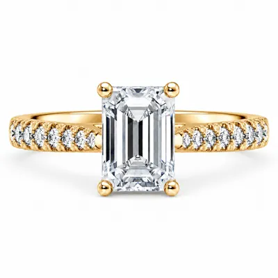 Harcourt Diamond Ring (Emerald)