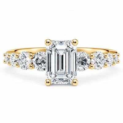 Carlton Diamond Ring (Emerald)