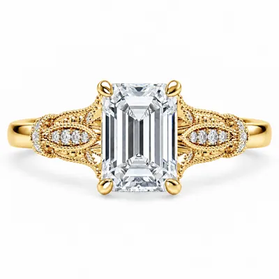 Leinster Diamond Ring (Emerald)