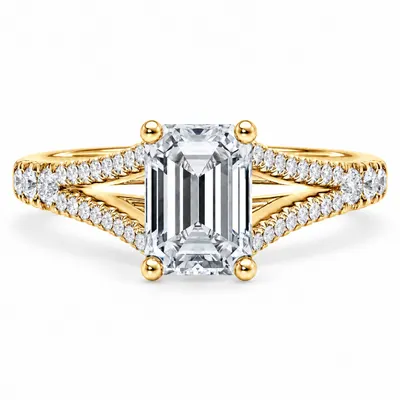 Langham Diamond Ring (Emerald)