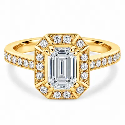 Bentinck Diamond Ring (Emerald)