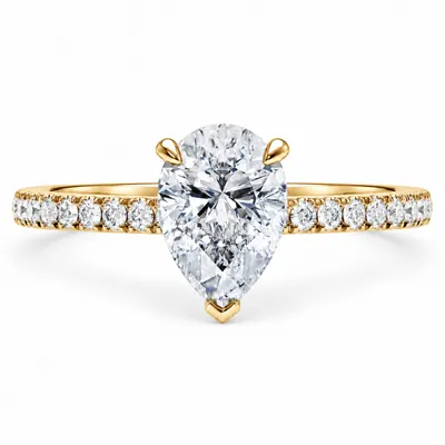 Audley Diamond Ring (Pear)