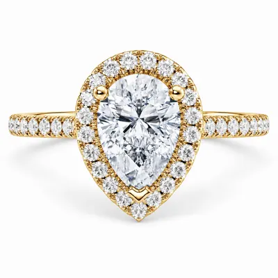 Chancery Diamond Ring (Pear)