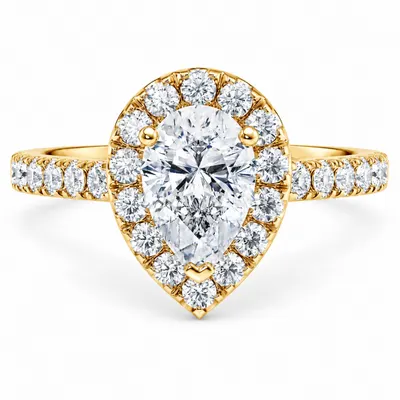 Highbury Diamond Ring (Pear)
