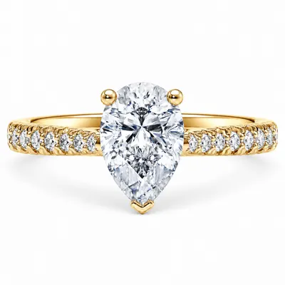 Harcourt Diamond Ring (Pear)