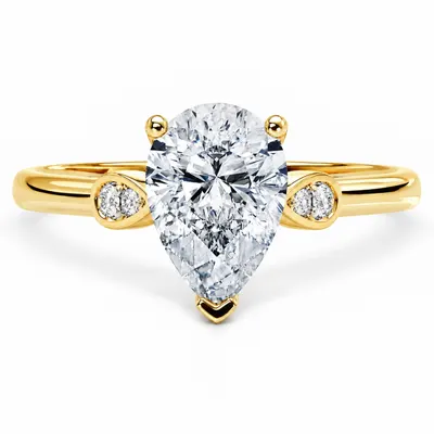 Clarendon Diamond Ring (Pear)