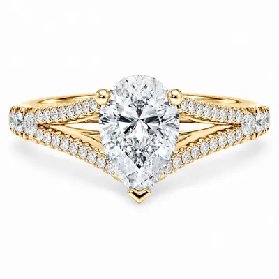 Langham Diamond Ring (Pear)