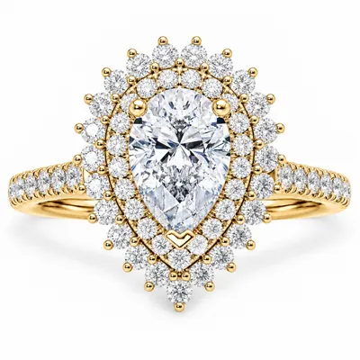 Farringdon Diamond Ring (Pear)