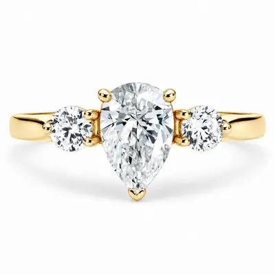 Lombard Diamond Ring (Pear)