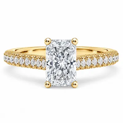 Threadneedle Diamond Ring (Radiant)