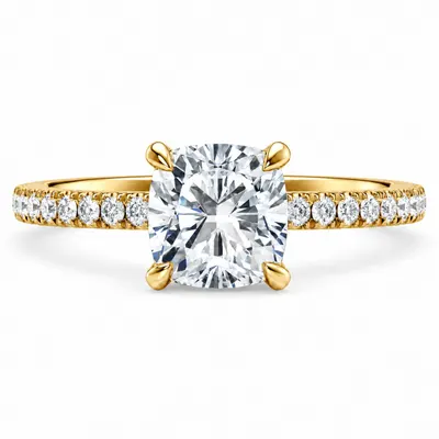 Audley Diamond Ring (Cushion)