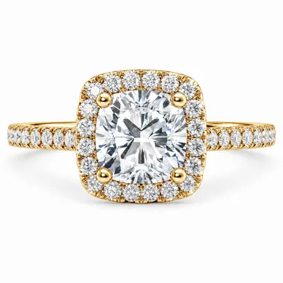 Chancery Diamond Ring (Cushion)