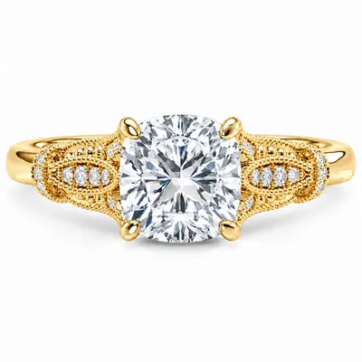 Leinster Diamond Ring (Cushion)