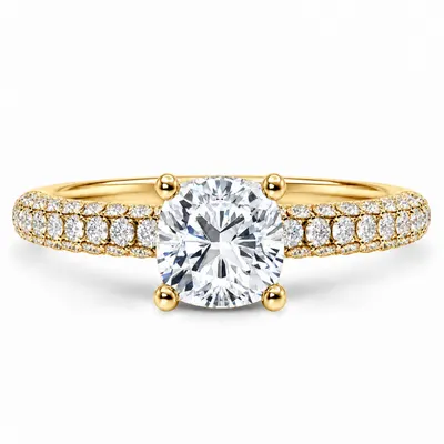 Randolph Diamond Ring (Cushion)